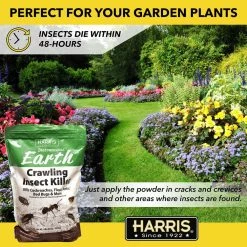 Harris 64 oz. (4 lbs.) Diatomaceous Earth Crawling Insect Killer -Breeze Decor Sales Store harris insect killer granules decrawl 64 44 1000