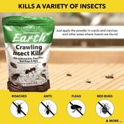 Harris 64 oz. Diatomaceous Earth Crawling Insect Killer with Shaker Applicator -Breeze Decor Sales Store harris insect killer granules decrawl64 shake 44 1000
