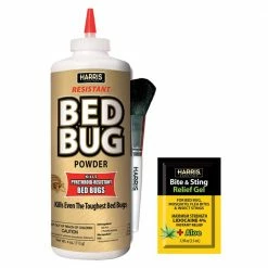 Harris 4 oz. Resistant Bed Bug Killer Powder and Insect Bite and Sting Relief Gel