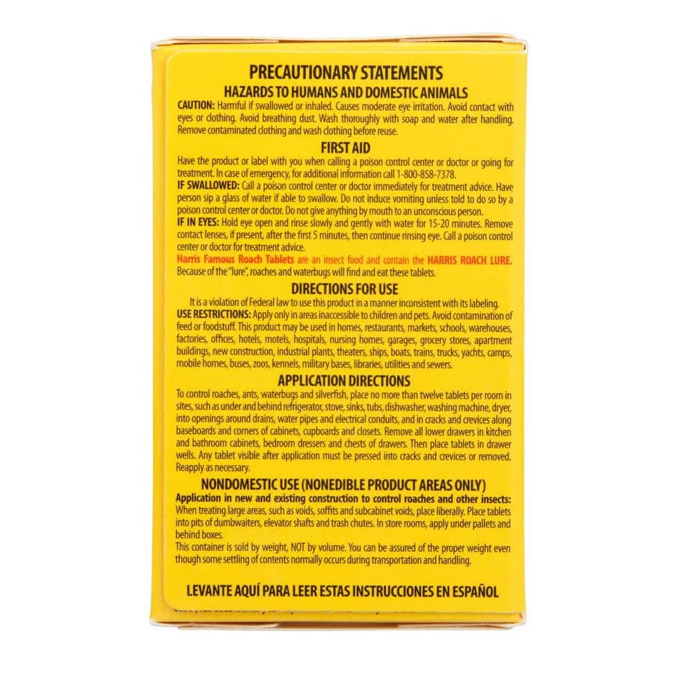 Harris 4 oz. Famous Roach Tablets 3 Harris 4 oz. Famous Roach Tablets - Image 3