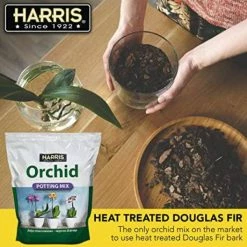 Harris 4 Qt. Premium Orchid Potting Mix (2-Pack) -Breeze Decor Sales Store harris organic potting soil 2orchid 4 44 1000