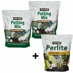Harris 4qt. All Purpose Potting Soil Mix with Worm Castings (2-Pack)