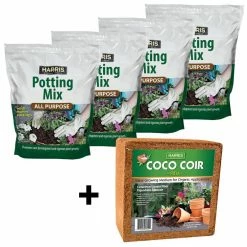 Harris 4 Qt. All Purpose Potting Soil Mix with Worm Castings (4-Pack)