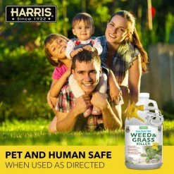 Harris 128 oz. Sea Salt Weed and Grass Killer -Breeze Decor Sales Store harris organic weed killer seaweed 128 fa 1000