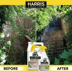 Harris 32 oz. 20% Vinegar Weed Killer -Breeze Decor Sales Store harris organic weed killer vweed 32 1f 1000