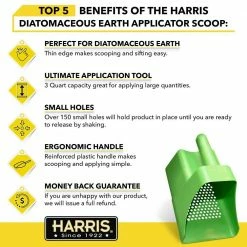 Harris Diatomaceous Earth Powder Duster Shaker Sifter Applicator Kit 15 Harris Diatomaceous Earth Powder Duster Shaker Sifter Applicator Kit -Breeze Decor Sales Store harris pump sprayers appkit 1f 1000