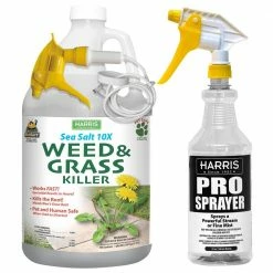 Harris 128 oz. Sea Salt Weed and Grass Killer with 32 oz. Pro Spray Bottle