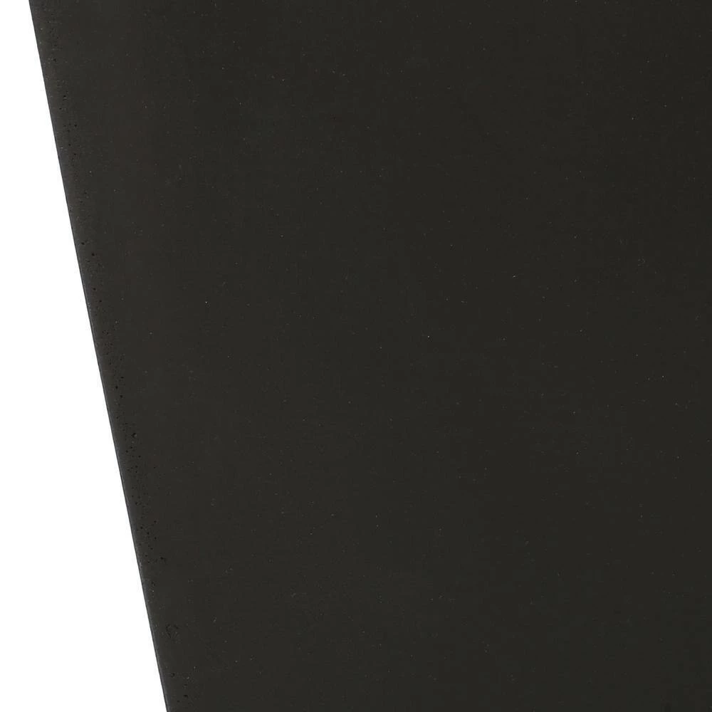 Noble House Ella Small Matte Black Concrete Planter 6 Noble House Ella Small Matte Black Concrete Planter - Image 6