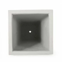 Noble House Ella Small Matte White Concrete Planter 11 Noble House Ella Small Matte White Concrete Planter -Breeze Decor Sales Store matte white noble house plant pots 82956 a0 1000