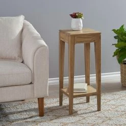 Noble House Arlene 29 in. Square Natural Wood Indoor Plant Stand -Breeze Decor Sales Store natural noble house plant stands 104404 31 1000