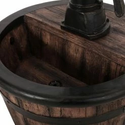 Noble House Colquitt Outdoor 26.5 in. Water Pump Fountain -Breeze Decor Sales Store noble house freestanding fountains 104406 1f 1000