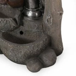 Noble House Orville Outdoor 23 in. 4-Tier Water Pump Waterfall Fountain -Breeze Decor Sales Store noble house freestanding fountains 104411 c3 1000