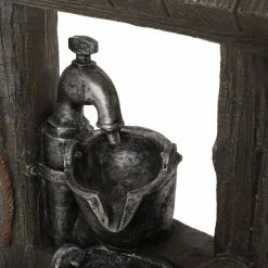 Noble House Berrien Outdoor 23.5 in. 3-Tier Bucket Waterfall Fountain -Breeze Decor Sales Store noble house freestanding fountains 104414 1f 1000