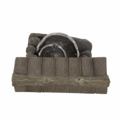 Noble House Berrien Outdoor 23.5 in. 3-Tier Bucket Waterfall Fountain -Breeze Decor Sales Store noble house freestanding fountains 104414 44 1000