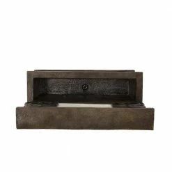Noble House Clarkdale Outdoor 30 in. Patina Waterfall Fountain -Breeze Decor Sales Store noble house freestanding fountains 104602 44 1000