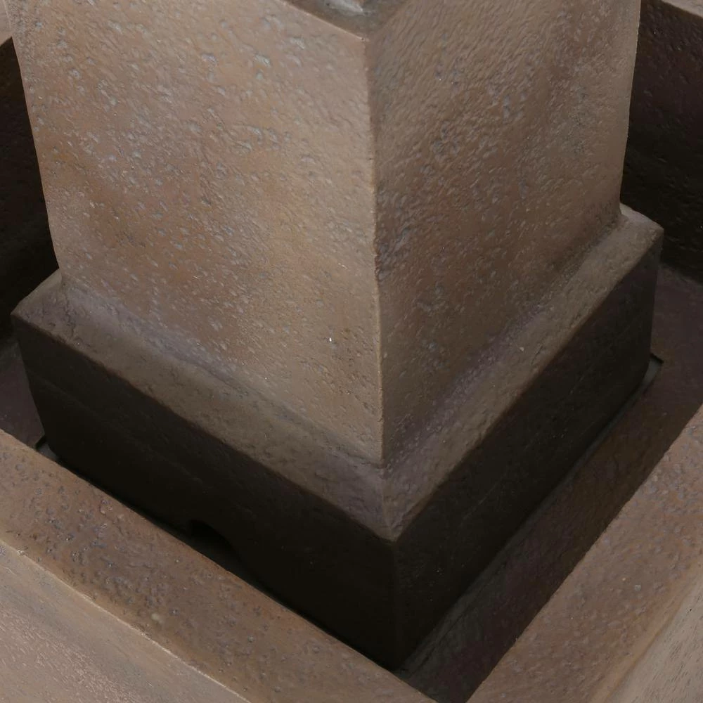 Noble House Siloam Outdoor 24.50 in. Waterfall Fountain 3 Noble House Siloam Outdoor 24.50 in. Waterfall Fountain - Image 3