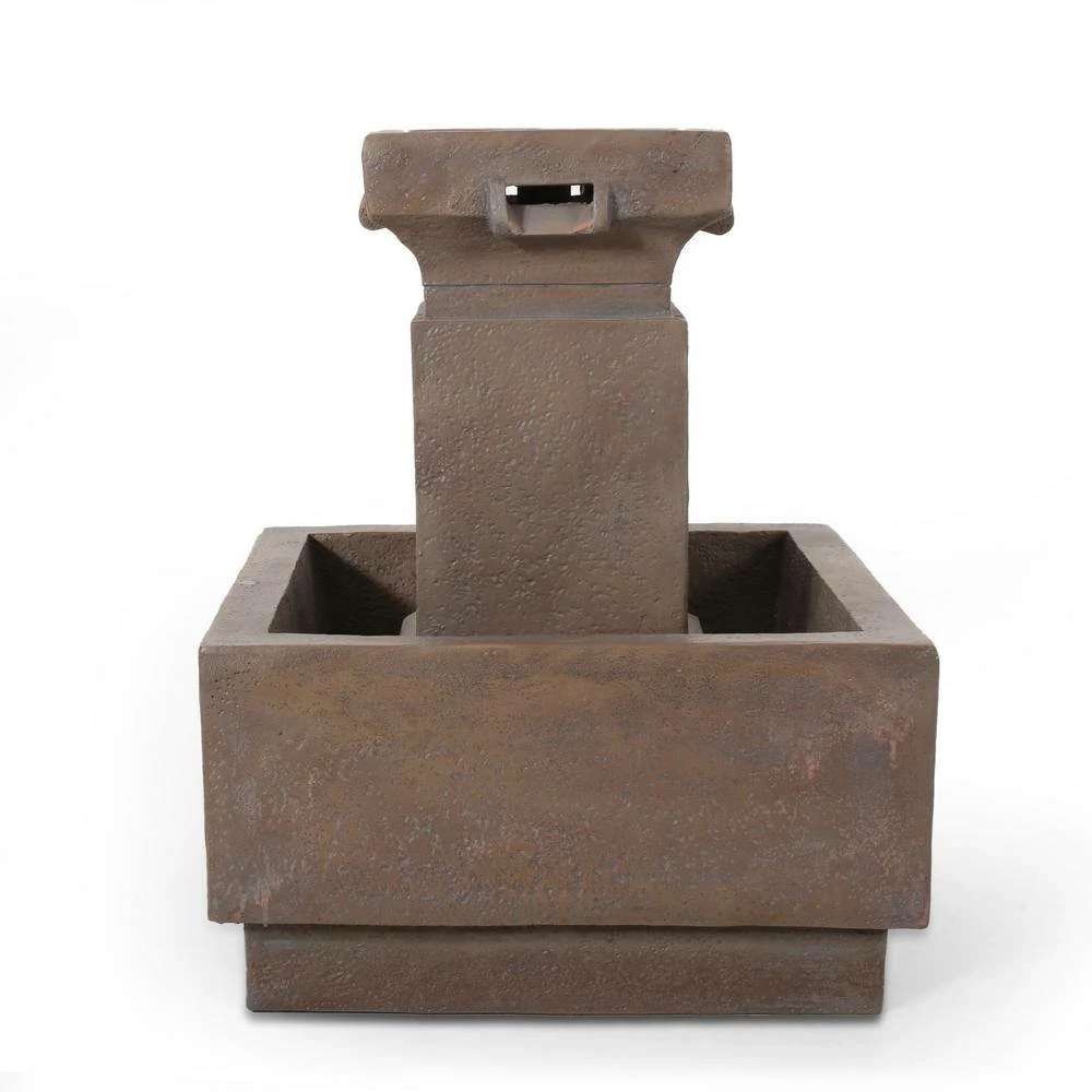 Noble House Siloam Outdoor 24.50 in. Waterfall Fountain 2 Noble House Siloam Outdoor 24.50 in. Waterfall Fountain - Image 2