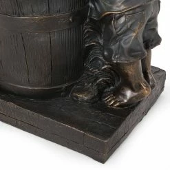 Noble House Gomer 23 in. Outdoor Children at Water Pump Fountain -Breeze Decor Sales Store noble house freestanding fountains 105013 44 1000