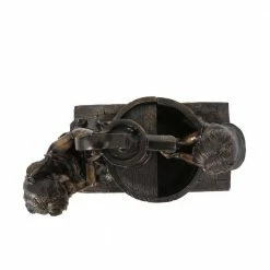 Noble House Gomer 23 in. Outdoor Children at Water Pump Fountain -Breeze Decor Sales Store noble house freestanding fountains 105013 a0 1000