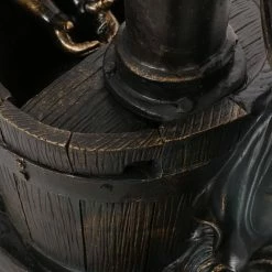 Noble House Gomer 23 in. Outdoor Children at Water Pump Fountain -Breeze Decor Sales Store noble house freestanding fountains 105013 c3 1000