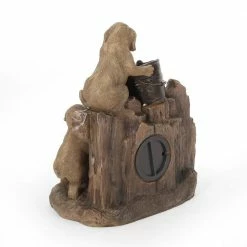 Noble House Harrod 22.75 in. Outdoor Puppy Fountain -Breeze Decor Sales Store noble house freestanding fountains 105014 66 1000
