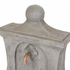 Noble House Dillonvale Outdoor 35.5 in. 2-Tier Single Spout Fountain -Breeze Decor Sales Store noble house freestanding fountains 105574 4f 1000