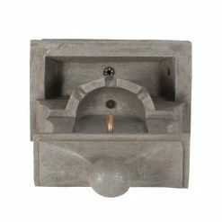 Noble House Dillonvale Outdoor 35.5 in. 2-Tier Single Spout Fountain -Breeze Decor Sales Store noble house freestanding fountains 105574 a0 1000