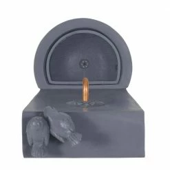 Noble House Horeb 38.25 in. Outdoor Single Spout Bird Fountain -Breeze Decor Sales Store noble house freestanding fountains 105577 a0 1000