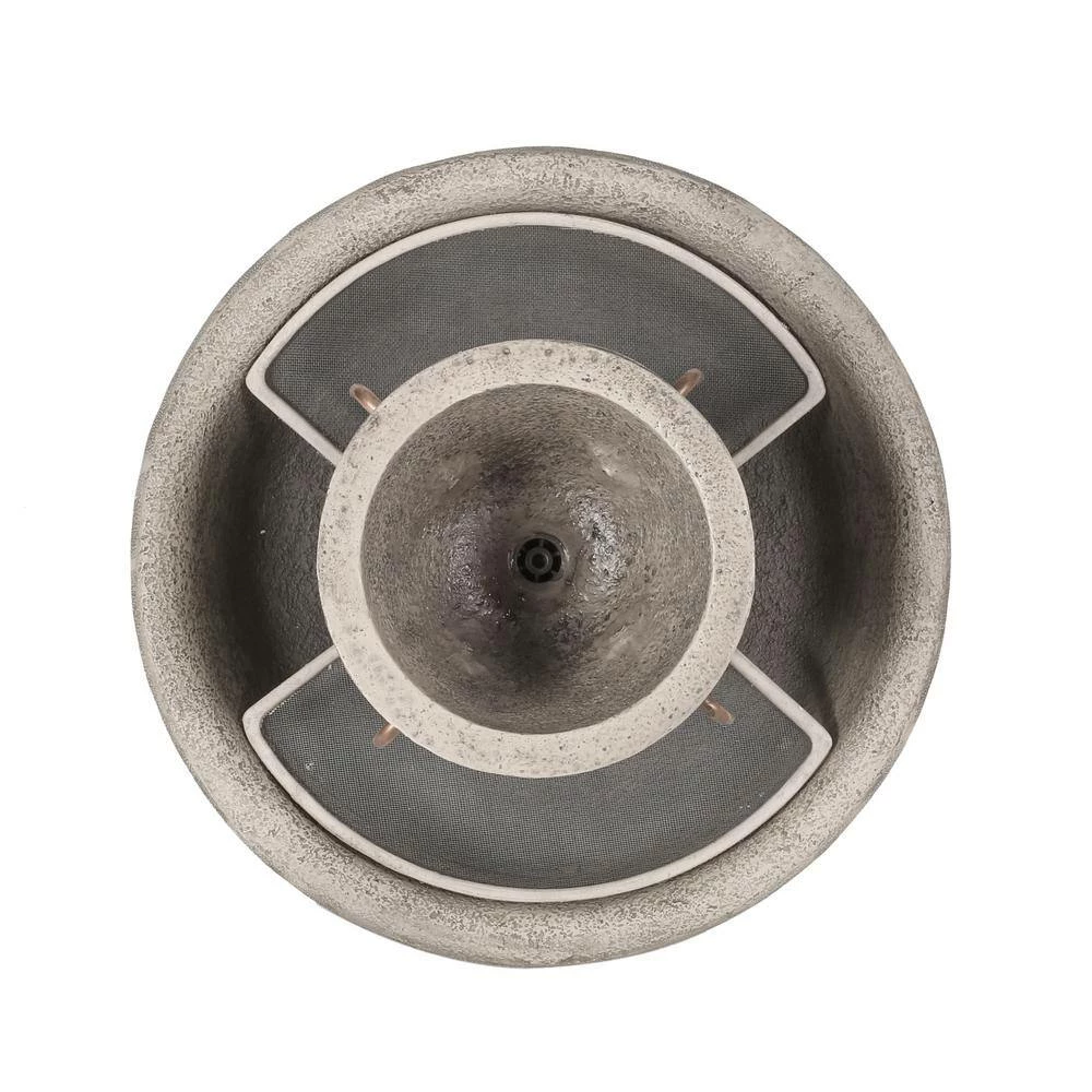 Noble House Shaffer Outdoor 35.5 in. 4 Spout Waterfall Fountain 3 Noble House Shaffer Outdoor 35.5 in. 4 Spout Waterfall Fountain - Image 3