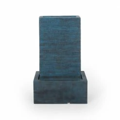 Noble House Dynasty Resin Weathered Blue Waterfall Fountain -Breeze Decor Sales Store noble house freestanding fountains 71543 66 1000