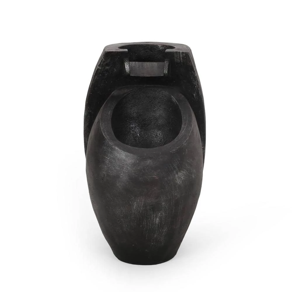 Noble House Zen 2-Tier Multi-Grey Resin Cascade Fountain 1 Noble House Zen 2-Tier Multi-Grey Resin Cascade Fountain