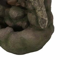 Noble House Adrian Outdoor 25 in. Bear Family Waterfall Fountain -Breeze Decor Sales Store noble house freestanding fountains 94406 4f 1000