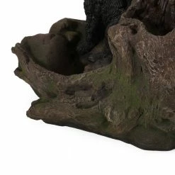 Noble House Coweta Outdoor 22 in. Bears on a Log Waterfall Fountain -Breeze Decor Sales Store noble house freestanding fountains 94407 c3 1000