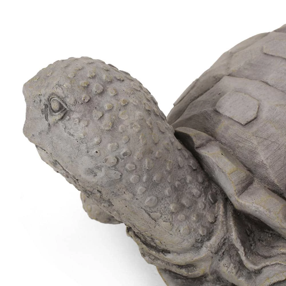 Noble House Orwell 15 in. Outdoor Turtle Garden Statue 6 Noble House Orwell 15 in. Outdoor Turtle Garden Statue - Image 6