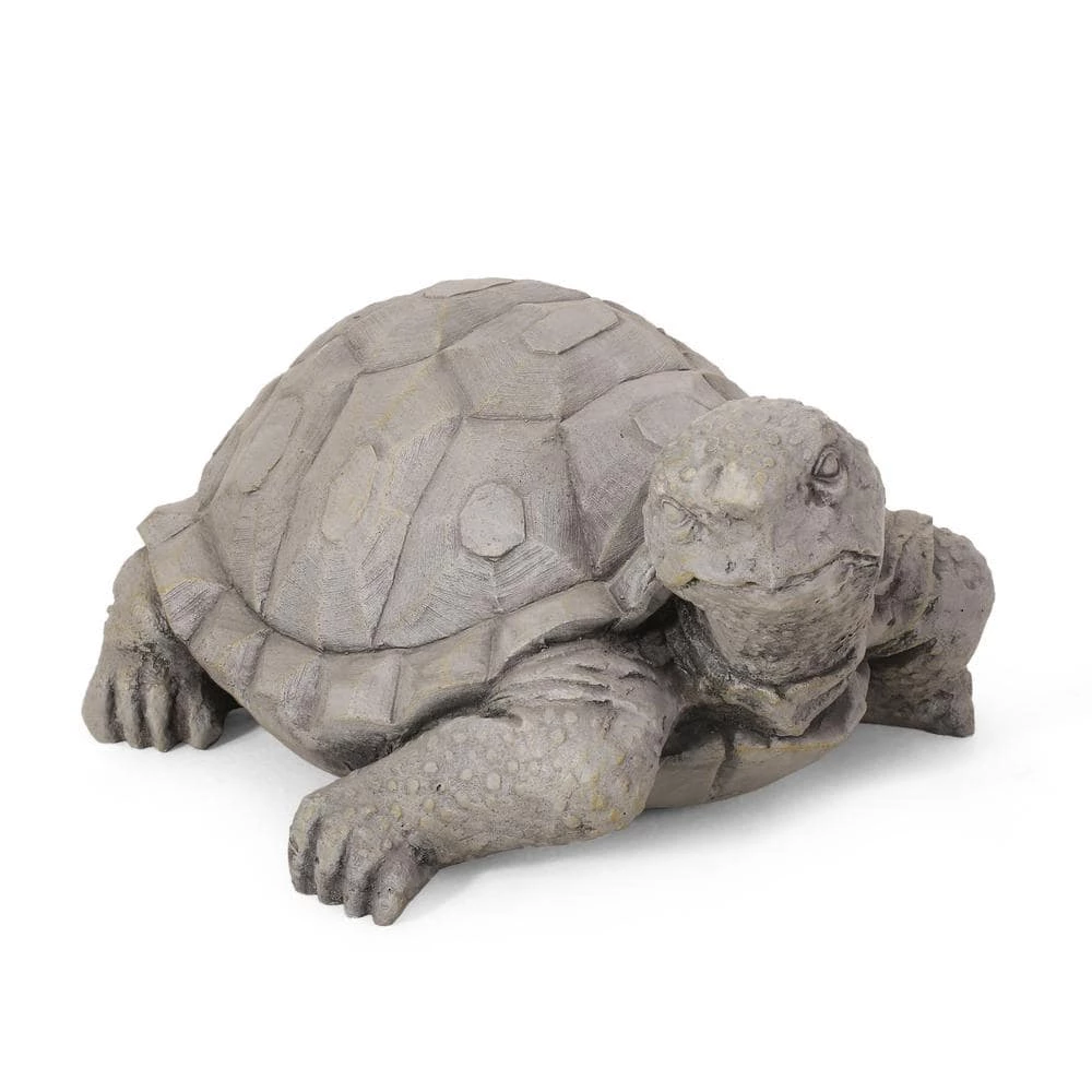 Noble House Orwell 15 in. Outdoor Turtle Garden Statue 1 Noble House Orwell 15 in. Outdoor Turtle Garden Statue