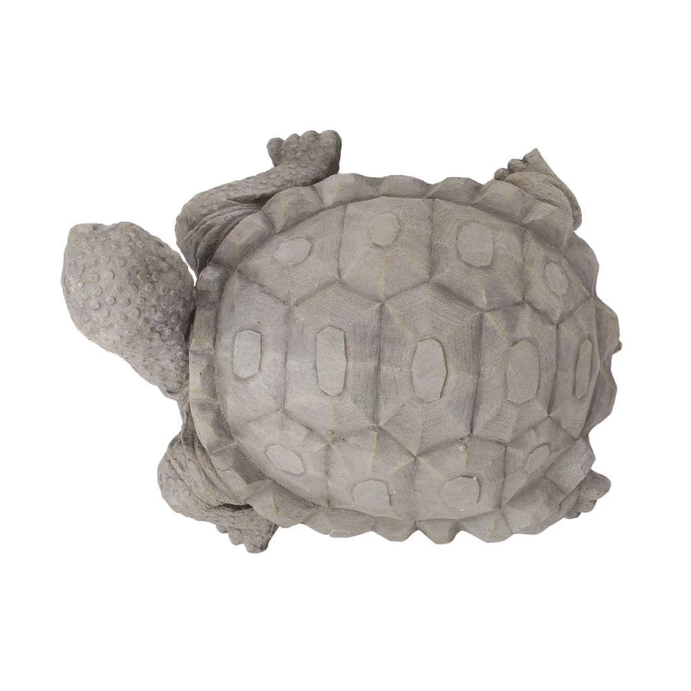 Noble House Orwell 15 in. Outdoor Turtle Garden Statue 3 Noble House Orwell 15 in. Outdoor Turtle Garden Statue - Image 3