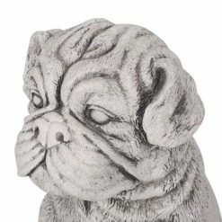 Noble House Fraser 12.5 in. Outdoor Dog Garden Statue -Breeze Decor Sales Store noble house garden statues 105469 1f 1000