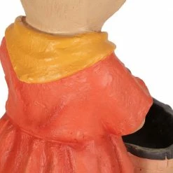 Noble House Russel 32.75 in. Brown and Orange Rabbit Garden Statue -Breeze Decor Sales Store noble house garden statues 105958 1f 1000