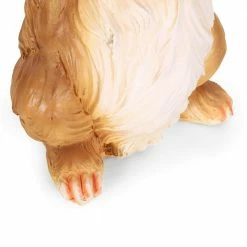 Noble House Bagan 24 in. White and Brown Rabbit Garden Statue -Breeze Decor Sales Store noble house garden statues 105964 4f 1000