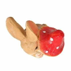 Noble House Bagan 24 in. White and Brown Rabbit Garden Statue -Breeze Decor Sales Store noble house garden statues 105964 a0 1000