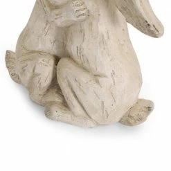 Noble House Morella 17.75 in. White Rabbit Couple Garden Statue -Breeze Decor Sales Store noble house garden statues 105971 4f 1000