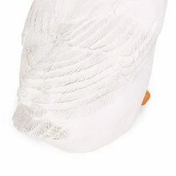 Noble House Russell 28 in. White and Blue Goose Garden Statue -Breeze Decor Sales Store noble house garden statues 105972 1f 1000