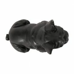 Noble House Delamore 16 in. Matte Black French Bulldog Garden Statue -Breeze Decor Sales Store noble house garden statues 83164 a0 1000