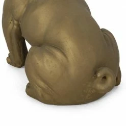 Noble House Delamore 16 in. Rustic Gold French Bulldog Garden Statue -Breeze Decor Sales Store noble house garden statues 83166 4f 1000
