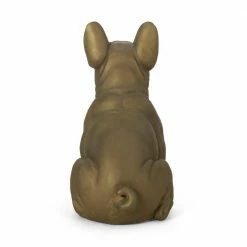 Noble House Delamore 16 in. Rustic Gold French Bulldog Garden Statue -Breeze Decor Sales Store noble house garden statues 83166 66 1000