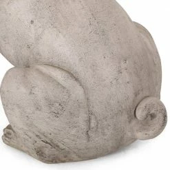 Noble House Delamore 16 in. Rustic White and Green French Bulldog Garden Statue -Breeze Decor Sales Store noble house garden statues 83167 1f 1000