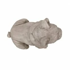 Noble House Delamore 16 in. Rustic White and Green French Bulldog Garden Statue -Breeze Decor Sales Store noble house garden statues 83167 a0 1000