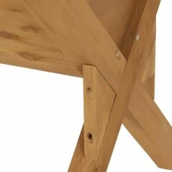 Noble House Axelle 47 in. Teak Firwood Trough Planter -Breeze Decor Sales Store teak noble house planter boxes 106979 4f 1000