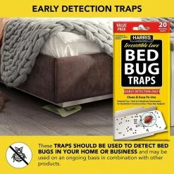 Harris Bed Bug Trap Value Pack 15 Harris Bed Bug Trap Value Pack -Breeze Decor Sales Store white harris insect traps bbtrpvp 76 1000