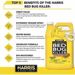 Harris 1 Gal. Bed Bug Killer and Bed Bug Trap Value Pack -Breeze Decor Sales Store white harris insect traps hbb 128vp c3 1000